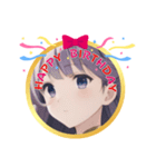 AI美少女2・誕生日おめでとう☆記念日（個別スタンプ：35）