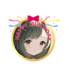 AI美少女2・誕生日おめでとう☆記念日（個別スタンプ：39）