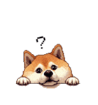 やる気の出ないネガティブ 太っちょ柴犬（個別スタンプ：34）