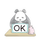 甘くない♢パンダとコアリクイ（個別スタンプ：13）