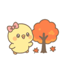 ぴよたんの秋（個別スタンプ：9）