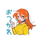 ポップな女の子のお誘い連絡♡（個別スタンプ：3）