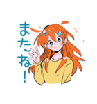 ポップな女の子のお誘い連絡♡（個別スタンプ：9）