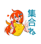 ポップな女の子のお誘い連絡♡（個別スタンプ：16）