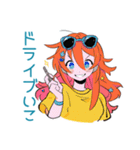 ポップな女の子のお誘い連絡♡（個別スタンプ：24）