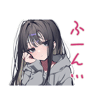 陰キャ女子の毎日挨拶（個別スタンプ：11）