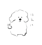 やさしい犬のスタンプ①（個別スタンプ：1）