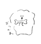 やさしい犬のスタンプ①（個別スタンプ：14）