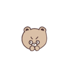 うごく、たぬきみたいなくまちゃん（個別スタンプ：12）