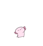 小さいなんだかゆるいウーパールーパー（個別スタンプ：10）