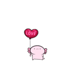小さいなんだかゆるいウーパールーパー（個別スタンプ：31）