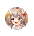 秋もいっしょにみなみプレミアムスタンプ（個別スタンプ：25）