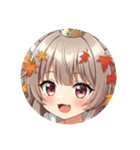 秋もいっしょにみなみプレミアムスタンプ（個別スタンプ：28）