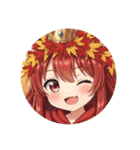 秋もいっしょにみなみプレミアムスタンプ（個別スタンプ：34）