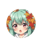秋もいっしょにみなみプレミアムスタンプ（個別スタンプ：35）