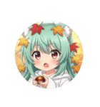 秋もいっしょにみなみプレミアムスタンプ（個別スタンプ：39）