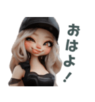 ⭐金髪帽子ギャル2⭐ ～ギャルマインド編❤～（個別スタンプ：1）