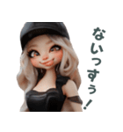 ⭐金髪帽子ギャル2⭐ ～ギャルマインド編❤～（個別スタンプ：3）