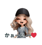 ⭐金髪帽子ギャル2⭐ ～ギャルマインド編❤～（個別スタンプ：21）