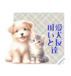 可愛い犬と友達 vol.2 猫猫（個別スタンプ：6）