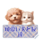 可愛い犬と友達 vol.2 猫猫（個別スタンプ：13）