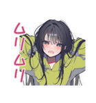 陰キャ女子★コミュ力限界サイン（個別スタンプ：24）