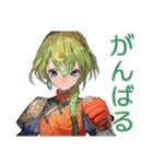 アオザイ女子の毎日挨拶（個別スタンプ：20）