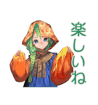 アオザイ女子の毎日挨拶（個別スタンプ：29）