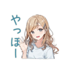 優しいお姉さんの毎日挨拶（個別スタンプ：2）