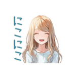 優しいお姉さんの毎日挨拶（個別スタンプ：8）