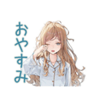 優しいお姉さんの毎日挨拶（個別スタンプ：10）