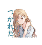 優しいお姉さんの毎日挨拶（個別スタンプ：36）