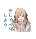 優しいお姉さんの毎日挨拶（個別スタンプ：40）