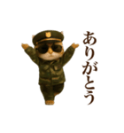 踊る！軍人にゃんこ（個別スタンプ：8）