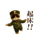 踊る！軍人にゃんこ（個別スタンプ：9）
