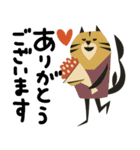 mottoの動物達のいろんな気持ち♡レトロ（個別スタンプ：5）