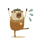 mottoの動物達のいろんな気持ち♡レトロ（個別スタンプ：26）