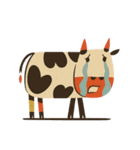 mottoの動物達のいろんな気持ち♡レトロ（個別スタンプ：27）