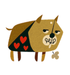 mottoの動物達のいろんな気持ち♡レトロ（個別スタンプ：30）