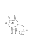 うさぎ帝国 〜黙〜（再販）（個別スタンプ：3）