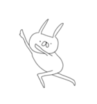 うさぎ帝国 〜黙〜（再販）（個別スタンプ：7）