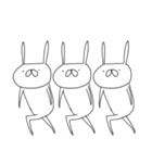 うさぎ帝国 〜黙〜（再販）（個別スタンプ：11）