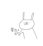 うさぎ帝国 〜黙〜（再販）（個別スタンプ：21）