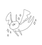 うさぎ帝国 〜黙〜（再販）（個別スタンプ：25）