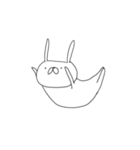 うさぎ帝国 〜黙〜（再販）（個別スタンプ：34）