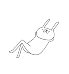 うさぎ帝国 〜黙〜（再販）（個別スタンプ：35）