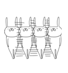 うさぎ帝国 〜黙〜（再販）（個別スタンプ：36）