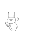 うさぎ帝国 〜黙〜（再販）（個別スタンプ：40）