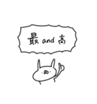 うさぎ帝国 〜推しが尊い〜（再販）（個別スタンプ：34）