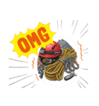 消防車、救急車、レスキュー隊LINEスタンプ（個別スタンプ：2）